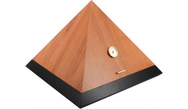 Humidor adorini Pyramid Deluxe L Bi-Color, cedr s černým podstavcem