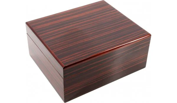 Humidor Savoy by Ashton z makasarového dřeva, malý, edice Basic