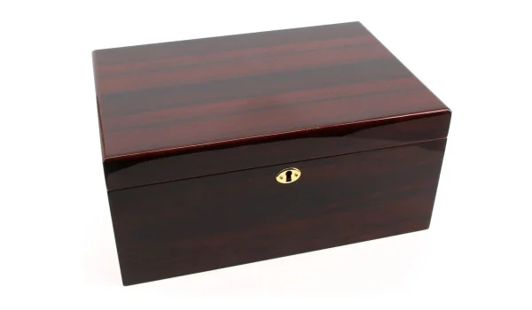 Humidor Savoy by Ashton z makasarového dřeva, velký, edice Basic