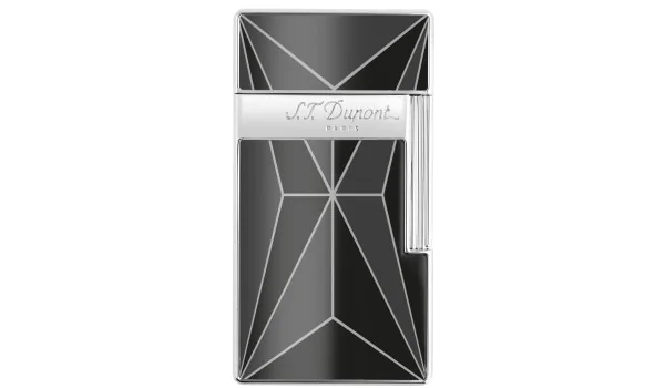 Zapalovač S.T. Dupont Biggy Fire X Black Chrome 025070