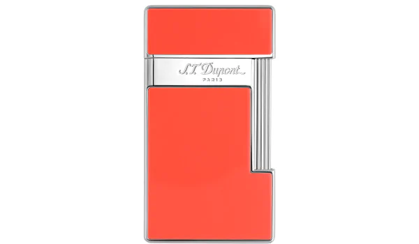 Zapalovač S.T. Dupont Slimmy Coral Lacquer Chrome 028006